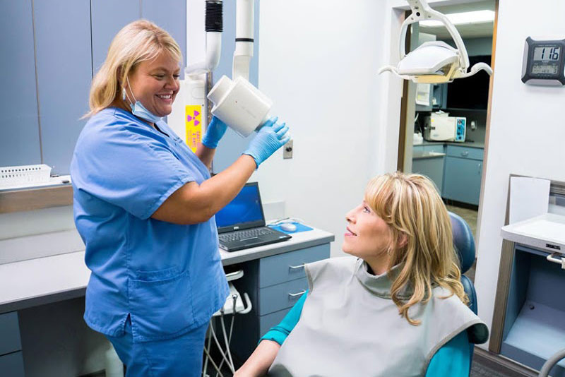 dental patient smiling