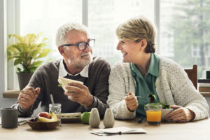 Dental Implant Patients Eating Together In Jacksonville, FL